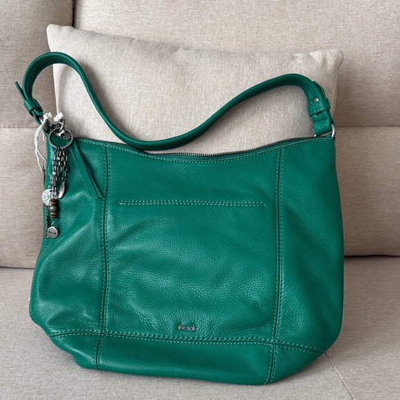 Green Leather Hobo Bag - Picture 4 of 8